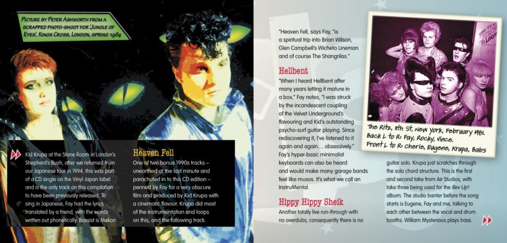 The Revillos' Compendium of Weird CD Digisleeve booklet pp6-7