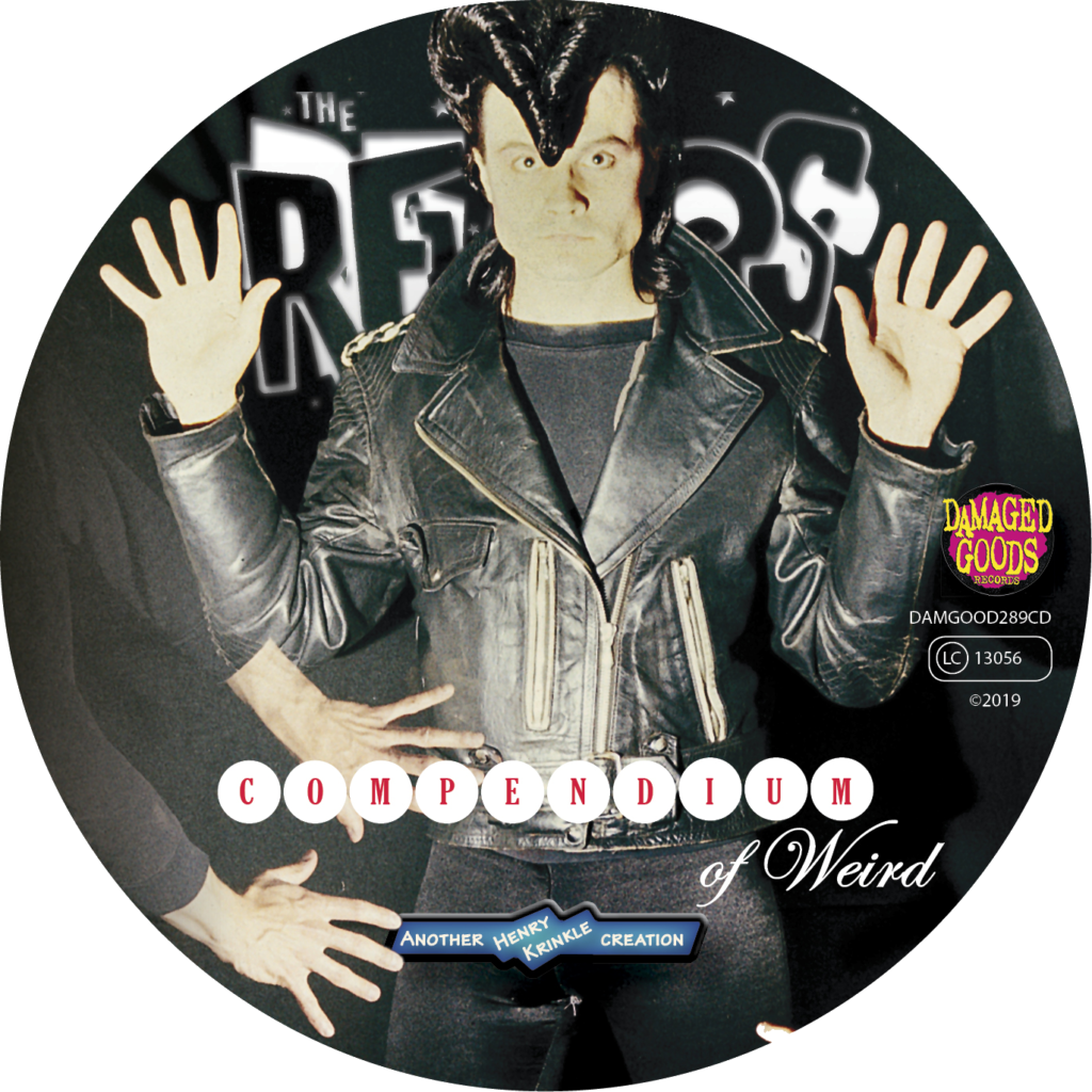 The Revillos' Compendium of Weird CD Digisleeve on-body label