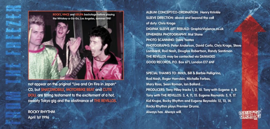 The Revillos' From The Freezer CD Digisleeve booklet pp14-15