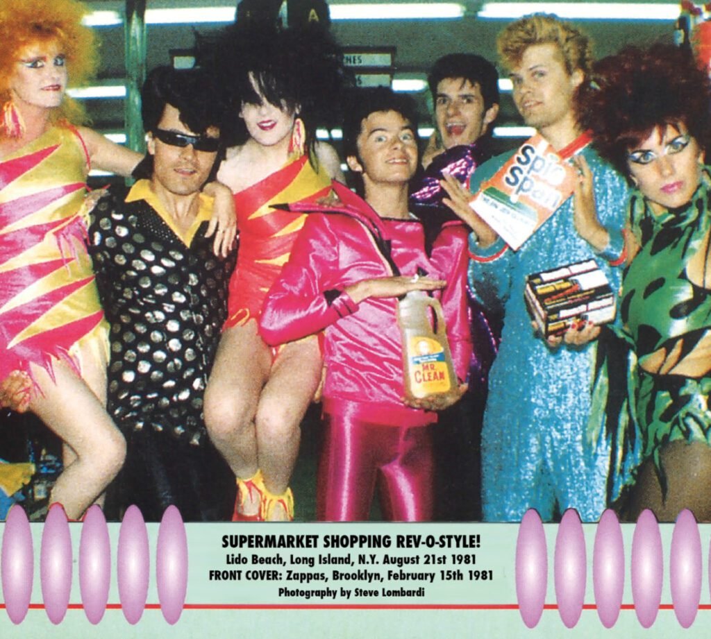 The Revillos' From The Freezer CD Digisleeve inside front cover