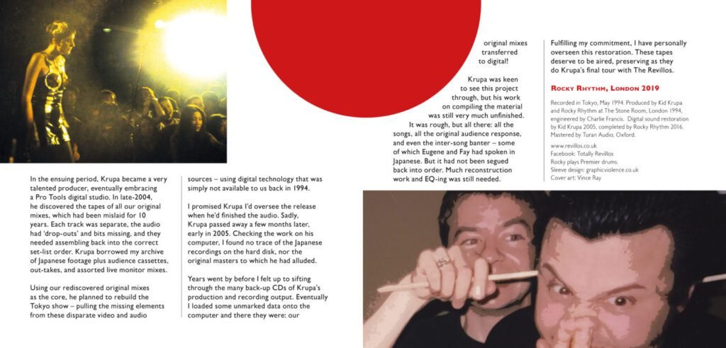 The Revillos' Live From The Orient CD Digisleeve booklet pp6-7