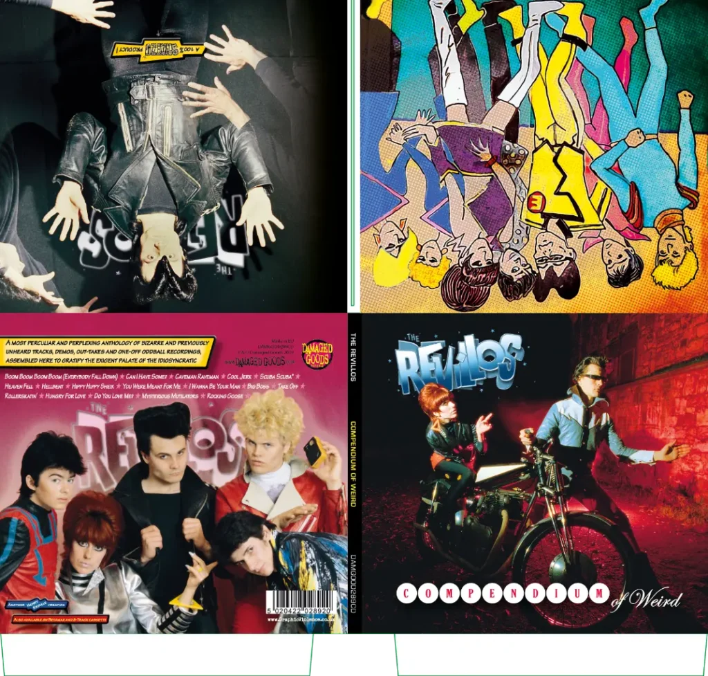 The Revillos' Compendium of Weird CD Digisleeve complete artwork
