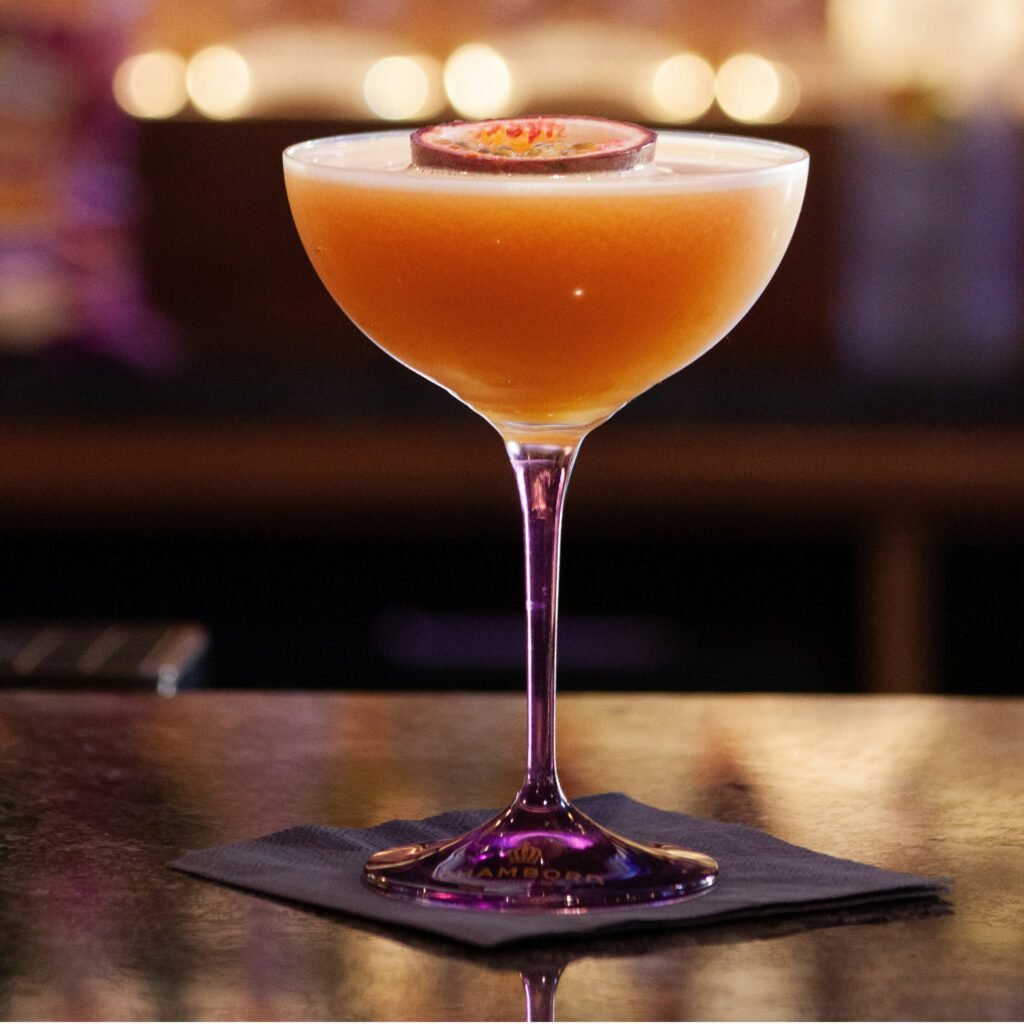 Google won’t know this is a cocktail unless we say so in the photo caption, unlike the Big Impact Design team, who know instantly it is a Porn Star Martini, and ask where the Prosecco shot is that should accompany it – photo by Maria Georgieva on Upsplash